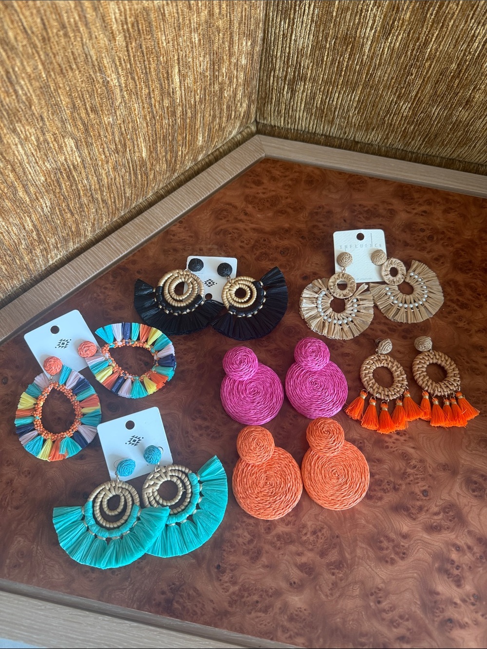 Bahamian Raffia Statement Earrings | New | Resort & Vacation Style